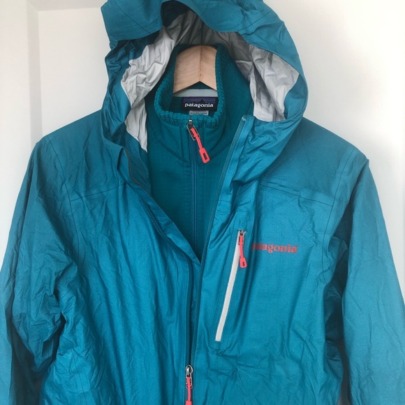 Patagonia zipper fleece and waterproof shell combo, M - Picture 2 of 8